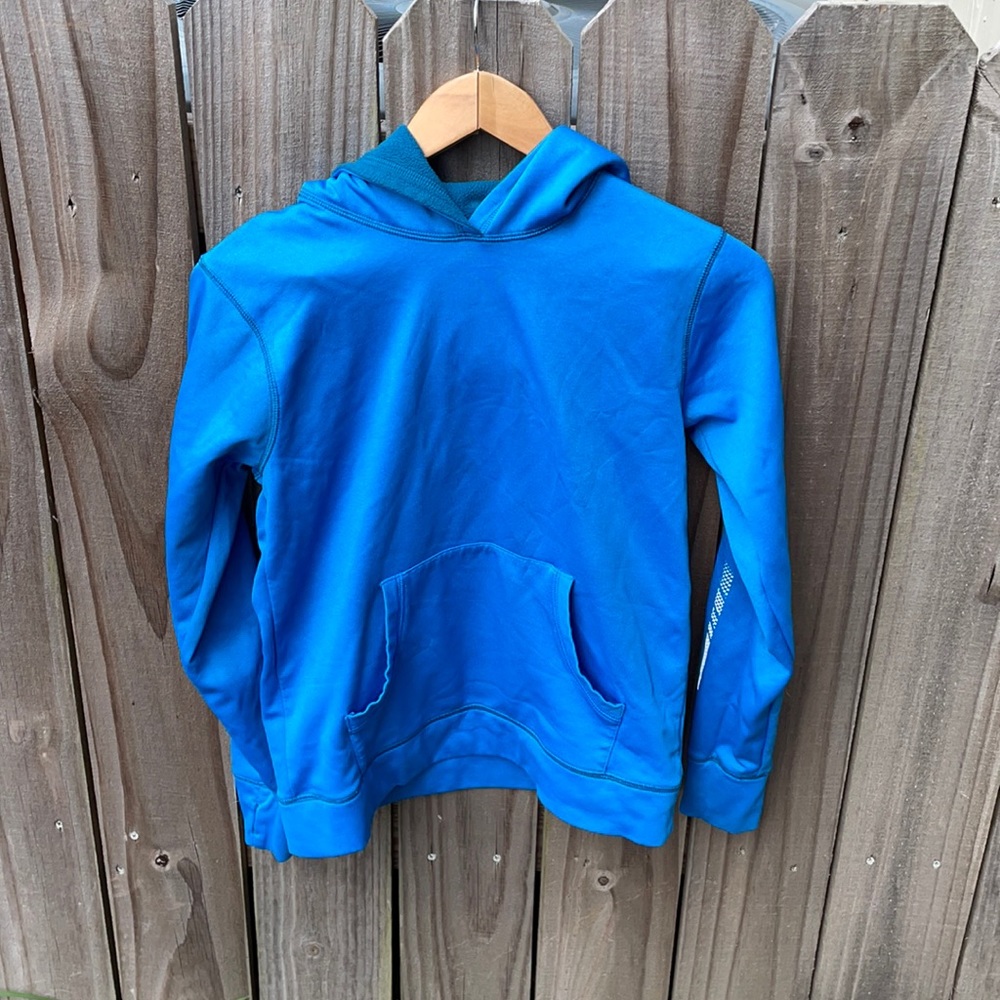 L.L. Bean Fleece Lined Hoodie Sz L (14-16) EUC